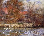Pierre Renoir The Duck Pond Spain oil painting artist